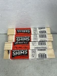 8 Inch Nelson Wood Shims 4-12packs Real And Easy Break Quick Ship!. Fixed Price $24.95.