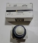 Square-d 9001skp1w9, White Pilot Light, 30mm, 110-120vac 50/60hz, Nema 4, 4x, 13. Fixed Price $110.00.