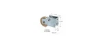 Crl Steel Sliding Glass Door Roller 1-1/2" D With 3/4" W Housing Durable. Fixed Price $34.33.