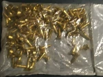 (100) #8-15 X 5/8" Flat Head Phillips Sharp Pt Plain Finish Brass Wood Screw. Fixed Price $13.00.