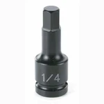 Grey Pneumatic 9904m 1/4" Drive X 4mm Hex Driver Socket. Fixed Price $14.03.