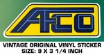 Afco Racing Radiators & Shocks -vintage Original Vinyl Decal Sticker-performance. Fixed Price $9.42.