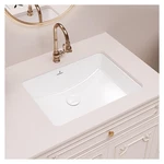 Rectangular Undermount Bathroom Sink,18 X 14 Inch Porcelain Ceramic Lavatory .... Fixed Price $119.78.