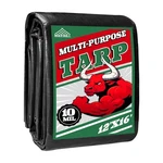 Mvpnet 12x16 Ft Heavy Duty 10mil Waterproof Tarp, Uv Resistant, Durable Grommets. Fixed Price $48.01.
