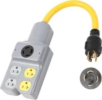 Nema L14-30p To 4 Port 5-15r 5-20r L14-30r 5 Outlet 120/240v 30 Amp Prong.... Fixed Price $49.24.