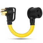 Aqqhsain Nema 14-50p To 10-30r Power Cord Adapter 4 Prong Male Plug 3 Pron.... Fixed Price $46.25.