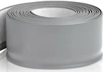 Pro Flex Gray Vinyl Wall Base 6inx80ft, Strong Peel And Stick Adhesive Baseboard. Fixed Price $125.00.