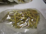 #10-32 X 1-1/2" Slotted Drive Round Head Brass Machine Screw Qty 50. Fixed Price $25.00.