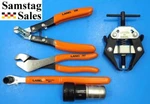 Lang 41701 Professional Battery Service Kit 5 Pieces With Tool Roll Made In Usa. Fixed Price $79.99.