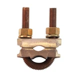 Penn-union Gpl-7 Bronze Ground Clamp Connector, 1/2" U-bolt, Threaded Silicon. Fixed Price $18.50.