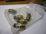Eaton - 3/8" X 1/4"mpt Brass Hex Nipple Qty 5. Fixed Price $15.00.
