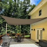 Tang 16' X 18' Sun Shade Sail Rectangle Outdoor Canopy Uv Block Sunshades For.... Fixed Price $94.96.