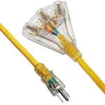 15ft Lighted 12 Awg 3cond Heavy Duty 3 Outlet Sjtw Extension Cord 15' Indoor/out. Fixed Price $34.97.