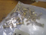#8-32 X 1" Brass Slotted Flat Head Machine Screw Qty 50. Fixed Price $12.00.