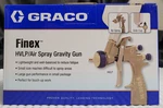 Graco Finex Hvlp/air Spray Gravity Gun .070"/1.8mm #289246 New/sealed. Fixed Price $150.00.