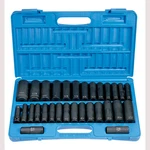 Grey Pneumatic 1512dm 1/2" Drive 30 Piece Sae & Metric Deep Set. Fixed Price $208.27.
