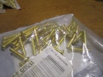 #10-32 X 1" Slotted Drive Round Head Brass Machine Screw Qty 50. Fixed Price $18.00.