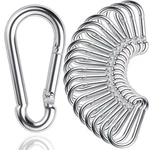 30pack Heavy Duty Spring Snap Hooks 4inch, 3/8 Carabiner Clips For Swing,. Fixed Price $46.46.
