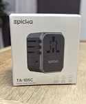 Epicka World Travel Adapter Black Ta-105c Usb-c, Usb-a, 8-hole Socket Nib. Fixed Price $19.00.