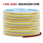 32.8ft 110v Cob Led Strip Light Flexible Tape Lights 360leds/m Linear Lighting. Fixed Price $338.98.