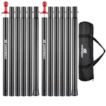 Avoforst Heavy Duty 90in Adjustable Tent Tarp Poles 25mm Thick. Fixed Price $70.91.