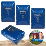 Esmorah 4pcs Vinyl Sandbags With Handle, 50lb Capacity Bounce House Sand Bags.... Fixed Price $64.62.