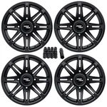 4pc 15" Rocktrix Rt103 Utv 4x156 4/156 Wheels 15x7 4+3 Offset, With 3/8"x24 Nuts. Fixed Price $542.69.