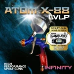 Atom X88 Infinity Spray Gun 1.3 And 1.4 Tip Auto Paint Car Tool Like Devilbiss!!. Fixed Price $297.88.