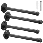 Boshangjia Industrial Pipe Clothing Rack 12 Inch 4 Pack, Closet Rod For Hangi.... Fixed Price $30.37.
