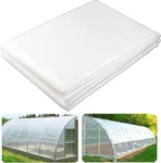 Yowlieu 12' X 25' Clear Greenhouse Plastic Sheeting, 6 12' 25'. Fixed Price $36.46.