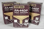 3 New "kant-sag" Post Anchors Pa44-dp, For 4x4 Posts, United Steel Products Usp. Fixed Price $24.00.