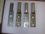 (4) Thomas & Betts 60250 4/0 Awg Two-hole Lug Compression Connector White 1/2". Fixed Price $35.00.