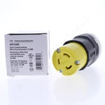 Eaton Yellow Locking Connectors Twist Lock Nema L5-20 L5-20r 20a 125v Ahcl520c. Fixed Price $14.24.