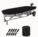 Jon Boat Cover 14-16ft Waterproof Fits 14ft Long Beam Up To 75in. Fixed Price $75.62.