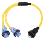 Onetak Nema L5-30p To 2 Outlet L5-30r Y Splitter Stw 3 L5-30p/2 Port. Fixed Price $62.92.
