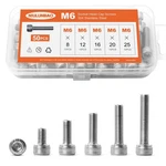 Niulunbao M6 X 8mm 12mm 16mm 20mm 25mm Hex Socket Head Cap Screws Bolts 304 S.... Fixed Price $17.81.