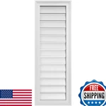 Ekena Millwork 14w X 40h Rectangle Surface Mount Pvc Gable Vent Functional W/. Fixed Price $153.38.