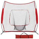 7' Baseball Softball Practice Net Hitting Pitching Bow Frame W/carry Bag. Fixed Price $36.58.