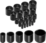 Uxcell 25pcs Round Rubber End Caps 1/4" 3/8" 1/2" 3/4" 7/8" Black Vinyl Cover Sc. Fixed Price $16.45.
