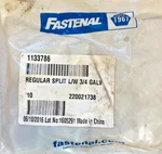 3/4" Hot Dipped Galvanized Finish Medium Split Lock Washer. Fixed Price $16.50.