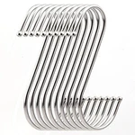 10 Pack Premium 4.5 Inch Heavy Duty Stainless Steel S Hooks - Shaped Hook -.... Fixed Price $15.76.