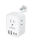 European Travel Plug Adapter, Lencent International Type-c Foldable Power Plu.... Fixed Price $17.89.