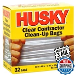 Husky Heavy Duty Clean-up Trash Bag Polyethylene Resin 42 Gal 45-1/8 In L X. Fixed Price $63.69.