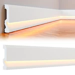 6 Pcs Baseboard Molding With Led Duct 2.6ft/0.8m White For .... Fixed Price $101.99.