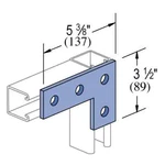 Qty (20) Atkore Unistrut P1380a-eg, Steel, 4-hole, Strut Channel Plate Fitting. Fixed Price $29.99.