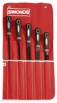 Simonds File 5 Piece American Pattern Set 8" Long, Bastard Coarseness, S.... Fixed Price $106.83.