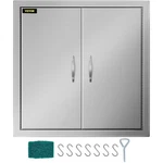 Bbq Access Door 24w X 24h Inch Stainless Steel Vevor Grill Double Brushed Doors. Fixed Price $104.99.
