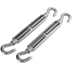 2pcs M10 9.2in Stainless Steel Hook And Turnbuckles,heavy Duty Shade Sai.... Fixed Price $21.91.