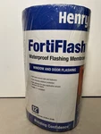 Henry Fortiflash Waterproof Flashing Membrane 12"x75 Ft 25ml Door /window 1 Roll. Fixed Price $65.00.