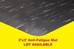 New Lot! 2' X 3' 5/8" Thick Marbleized Surface Industrial Anti-fatigue Mat. Fixed Price $39.99.